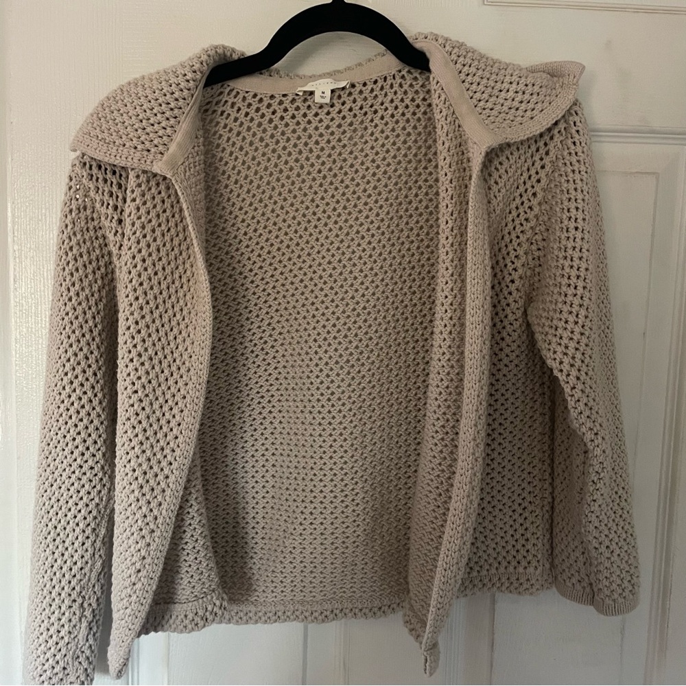Tan Knit Cardigan